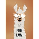Doppelkarte Artwork  No Prob Lama