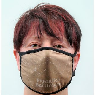 Nasen-Mund-Maske Men Eigentlich Barttrger mit Filtertasche