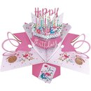 POP UP Karte Birthday Cake